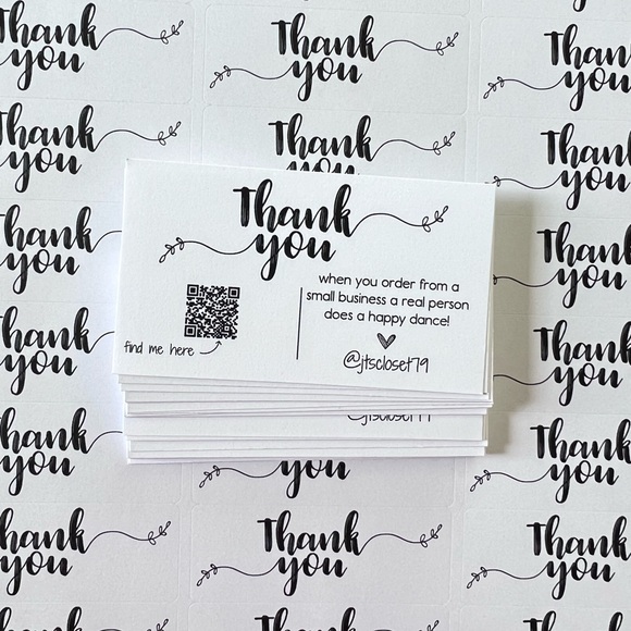 51. QR Code Personalized Package Inserts | Stickers Bundle - Picture 2 of 3